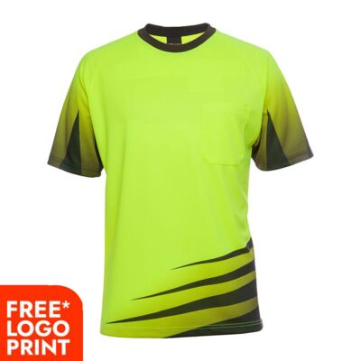 Mens Hi Vis Short Sleeve Rippa Sub Tee Thumbnail