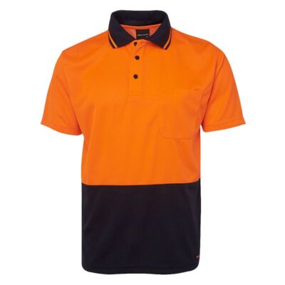Mens Hi Vis Non Cuff Traditional Polo Thumbnail