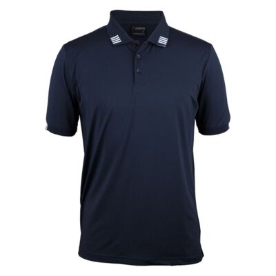 Podium 4 Stripe Short Sleeve Stretch Polo Thumbnail