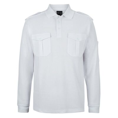Mens Long Sleeve 250 Epaulette Polo Thumbnail