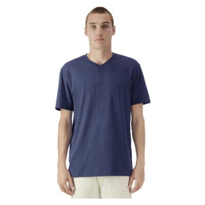 Mens CVC Henley Tee shirt Thumbnail