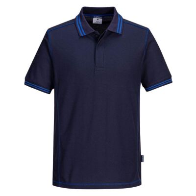 Two Tone Short Sleeve Polo Shirt Thumbnail