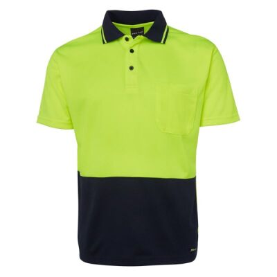 Youth Hi Vis Non Cuff Traditional Polo Thumbnail