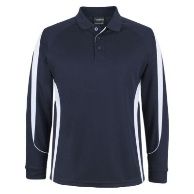 Mens Podium Long Sleeves Bell Polo Thumbnail
