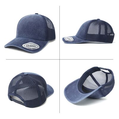 Seamless Front Washed Mesh Cap Thumbnail