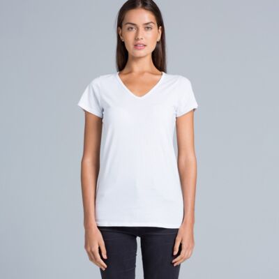 Womens Bevel V-Neck Tee Thumbnail