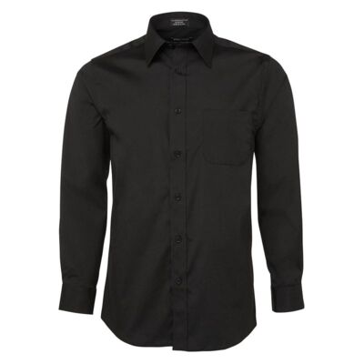 Mens Urban Long Sleeve Poplin Shirt Thumbnail