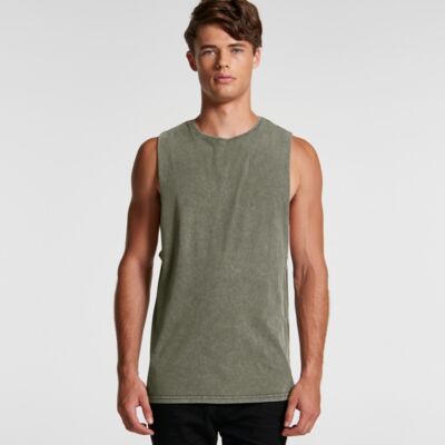 Mens Stone Wash Barnard Tank Thumbnail