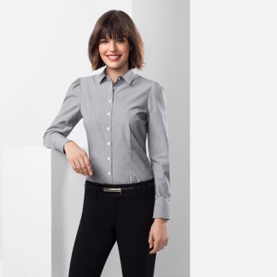 Women Euro Long Sleeve Shirt Thumbnail