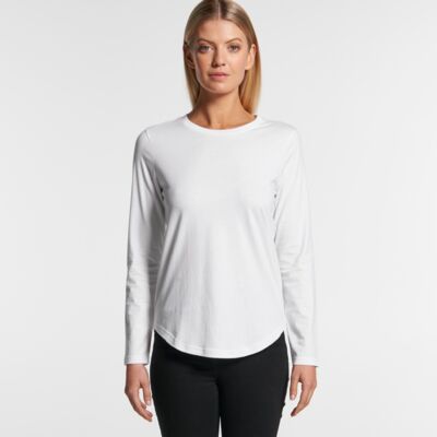 Womens Curve Long Sleeve Tee Thumbnail