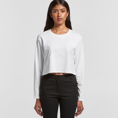 Womens Crop Long Sleeve Tee  Thumbnail