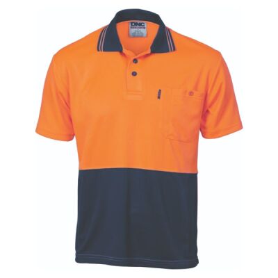 Hi Vis Two Tone Cool Breathe Polo Shirt Thumbnail