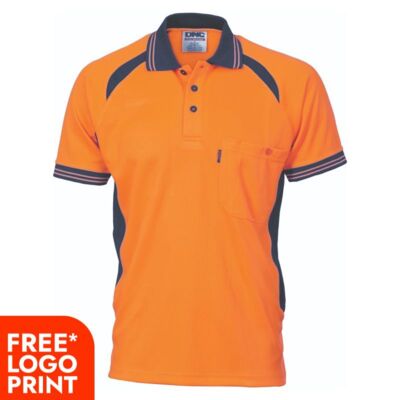 Cool Breeze Contrast Mesh Polo Thumbnail