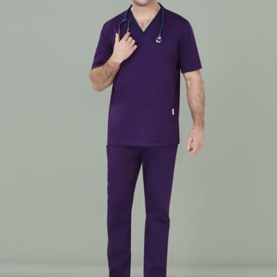 Mens Riley V-Neck Scrub Top Thumbnail