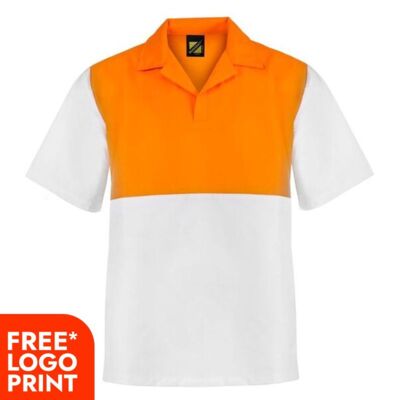 Unisex Food Industry Hi Vis Two Tone Jac Shirt - Short Sleeve Thumbnail