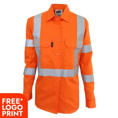 Womens  HiVis 3 way vented "X" back & Bio-motion taped shirt  Thumbnail