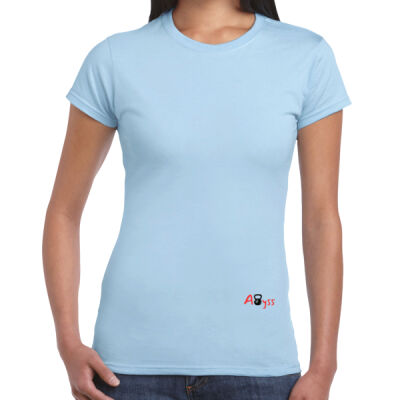 Abyss Workout Training T-shirt Woman's Light Blue Thumbnail