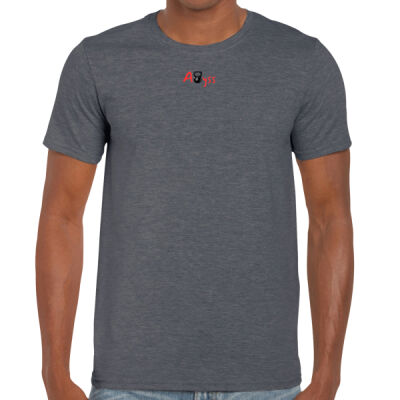 Abyss Workouts Men's Training T-shirt (front/rear design) Grey Thumbnail