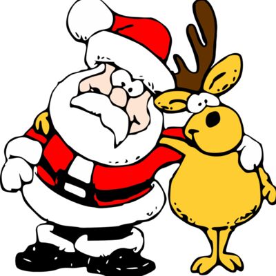 Santa and  Reindeer 001 Thumbnail
